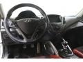2015 Hyundai Veloster Black/Red Interior Dashboard Photo