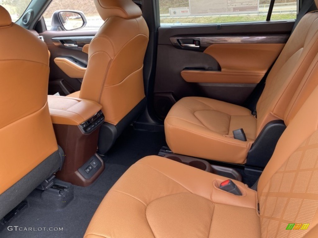 Glazed Caramel Interior 2021 Toyota Highlander Platinum AWD Photo #141491660