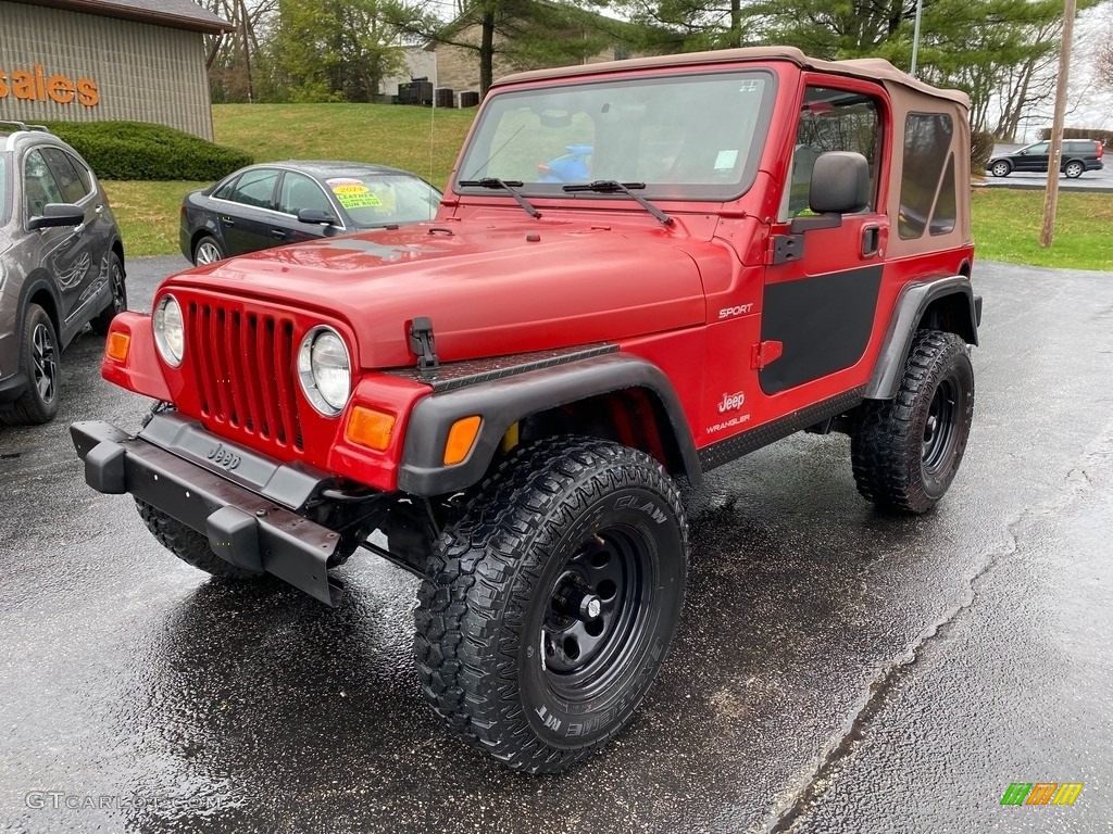 2003 Wrangler Sport 4x4 - Sienna Pearl / Khaki photo #2