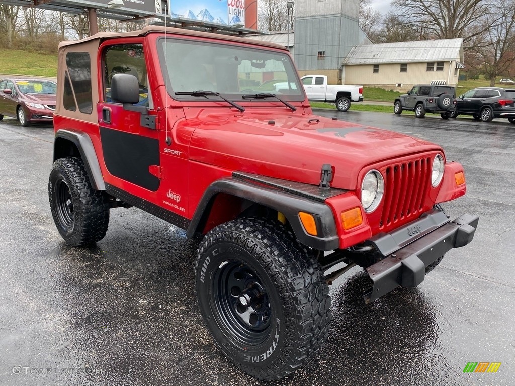 2003 Wrangler Sport 4x4 - Sienna Pearl / Khaki photo #4