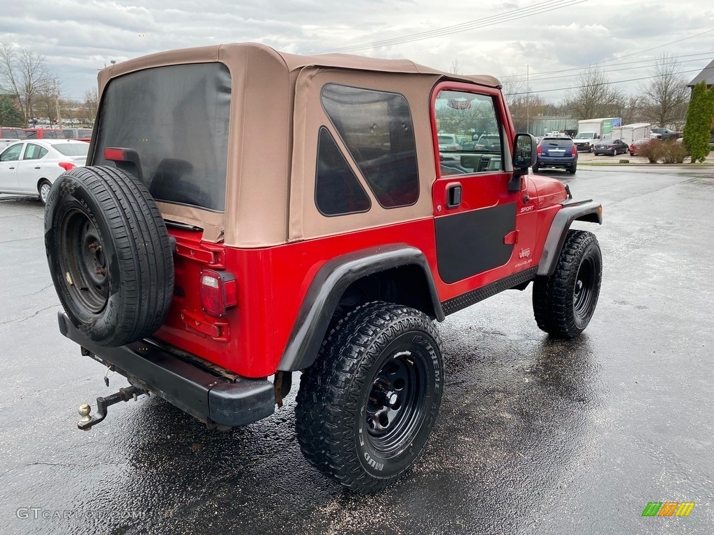 2003 Wrangler Sport 4x4 - Sienna Pearl / Khaki photo #6