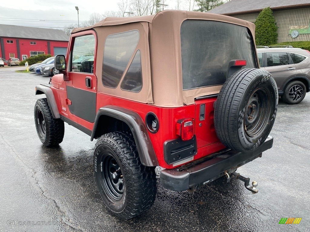 2003 Wrangler Sport 4x4 - Sienna Pearl / Khaki photo #8