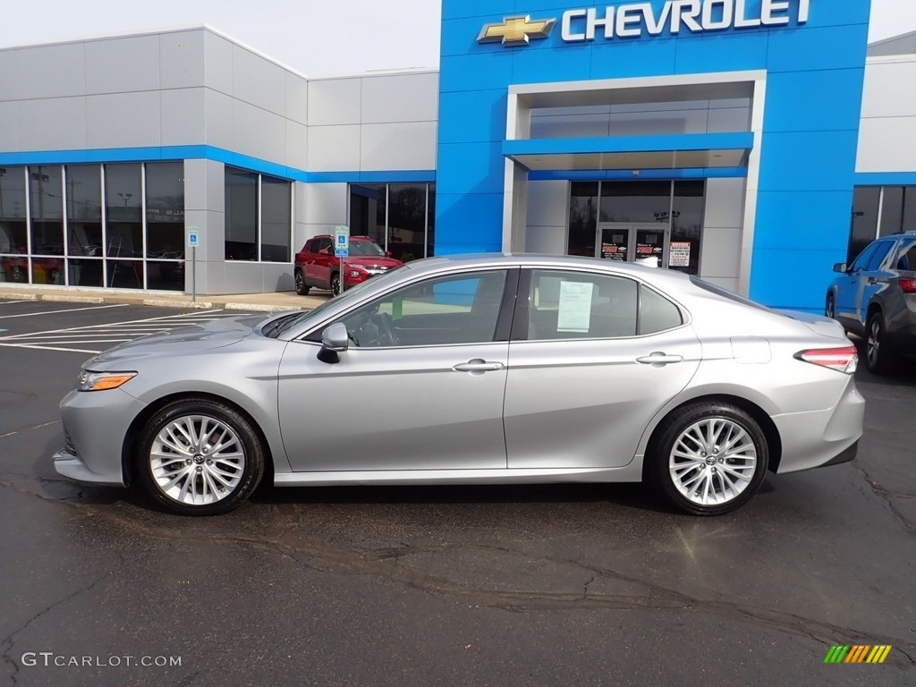 2019 Camry XLE - Celestial Silver Metallic / Ash photo #3