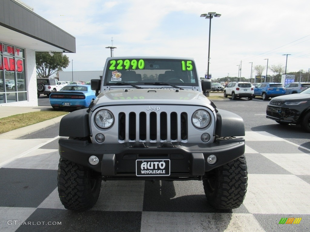 2015 Wrangler Sport 4x4 - Billet Silver Metallic / Black photo #2