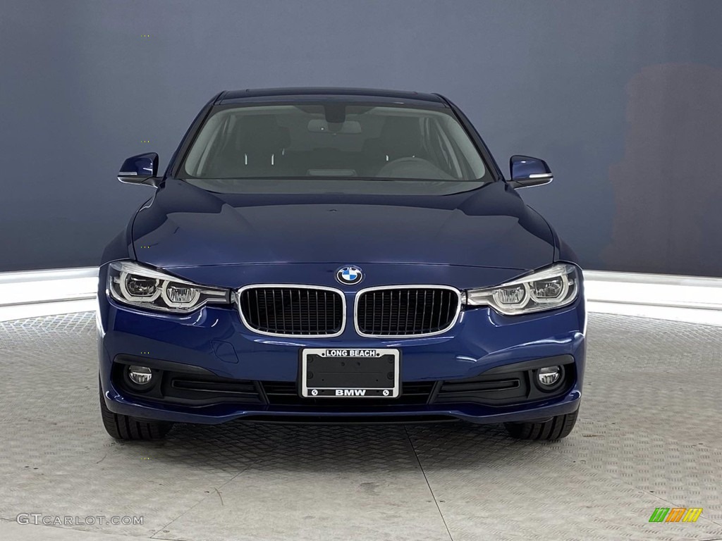 2018 3 Series 320i Sedan - Mediterranean Blue Metallic / Black photo #2