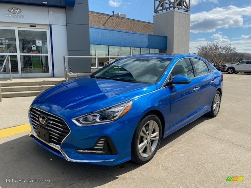 2018 Sonata Limited - Electric Blue / Gray photo #1
