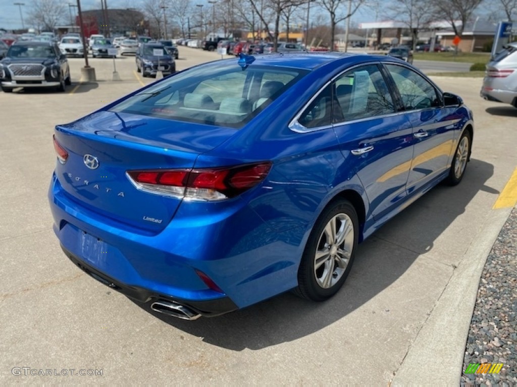 2018 Sonata Limited - Electric Blue / Gray photo #2