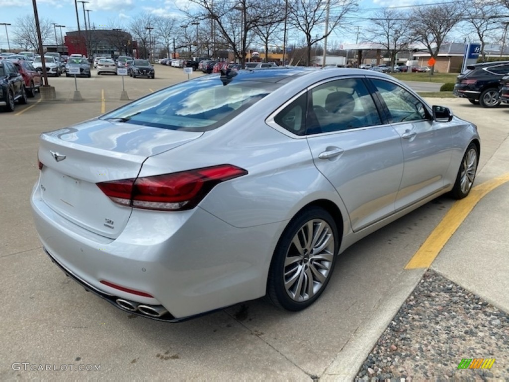 2018 Genesis G80 5.0 AWD - Santiago Silver / Black photo #2