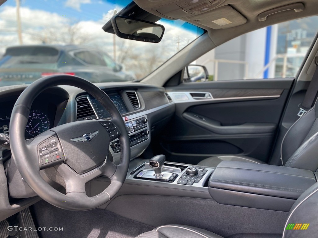 2018 Genesis G80 5.0 AWD - Santiago Silver / Black photo #3