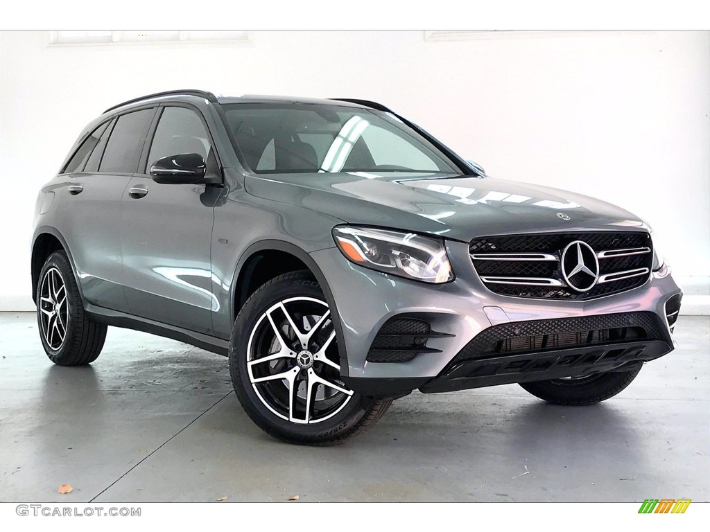 2018 GLC 350e 4Matic - Selenite Grey Metallic / Black photo #34