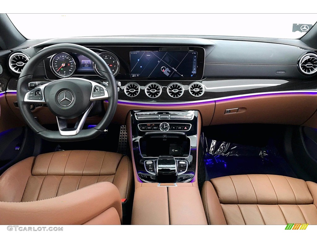 Saddle Brown/Black Interior 2018 Mercedes-Benz E 400 Coupe Photo #141495014