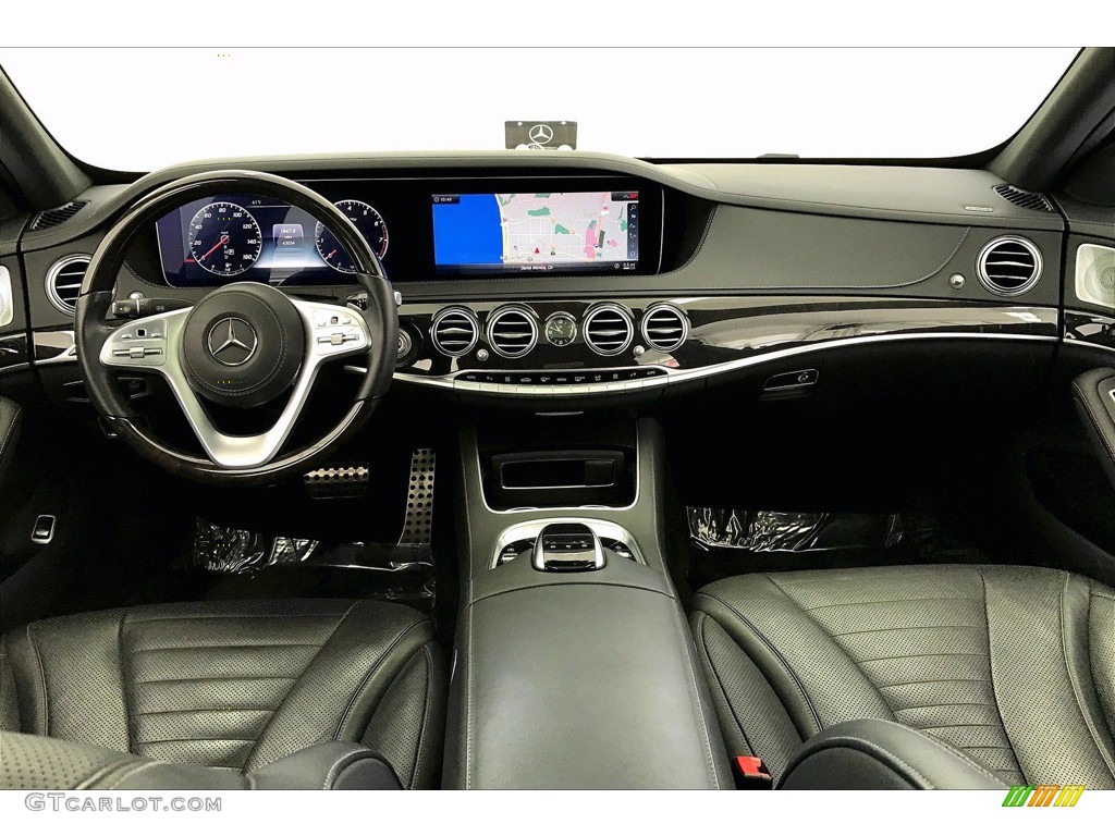 2018 Mercedes-Benz S 560 4Matic Sedan Black Dashboard Photo #141495220
