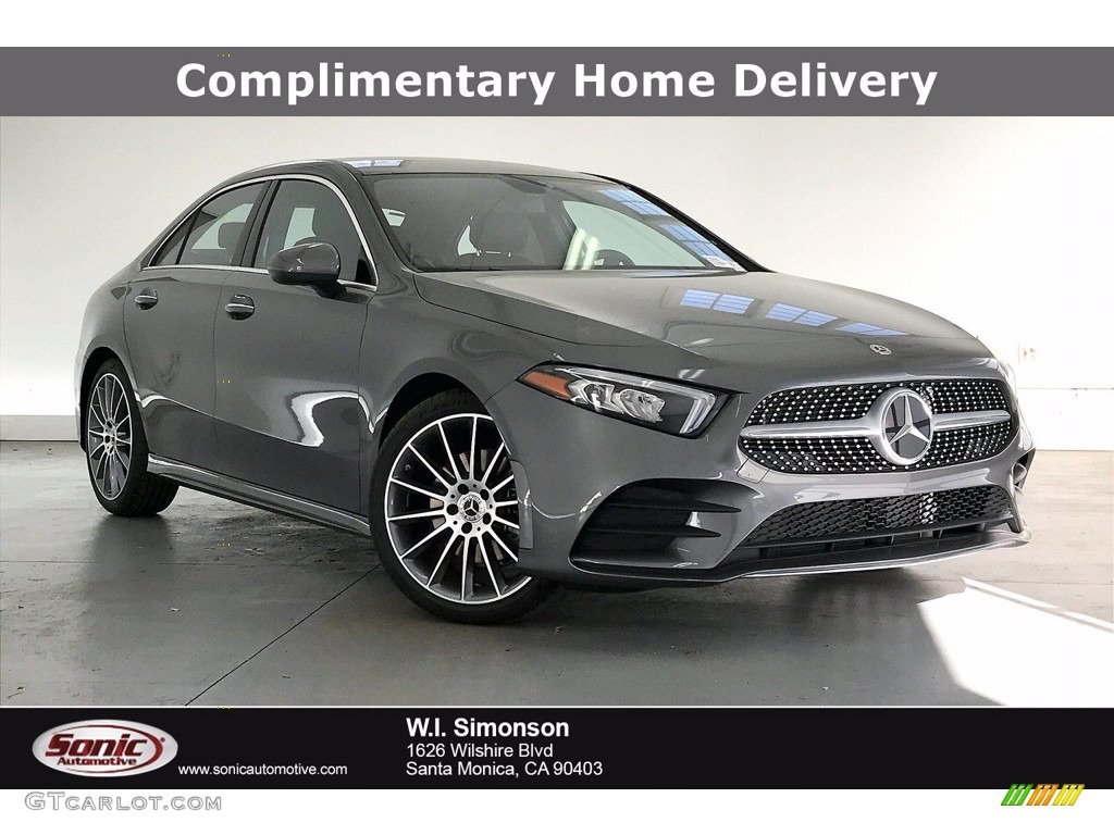 2021 A 220 Sedan - Mountain Grey Metallic / Black photo #1