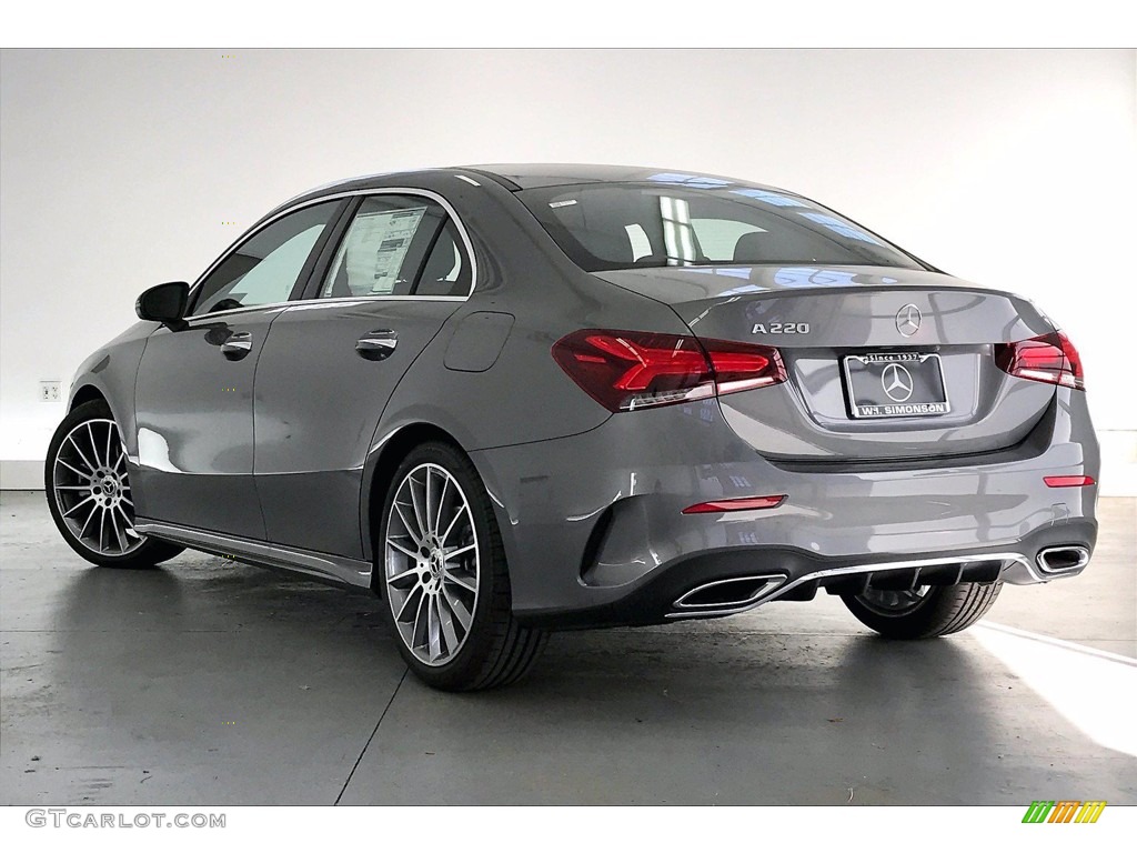 2021 A 220 Sedan - Mountain Grey Metallic / Black photo #2