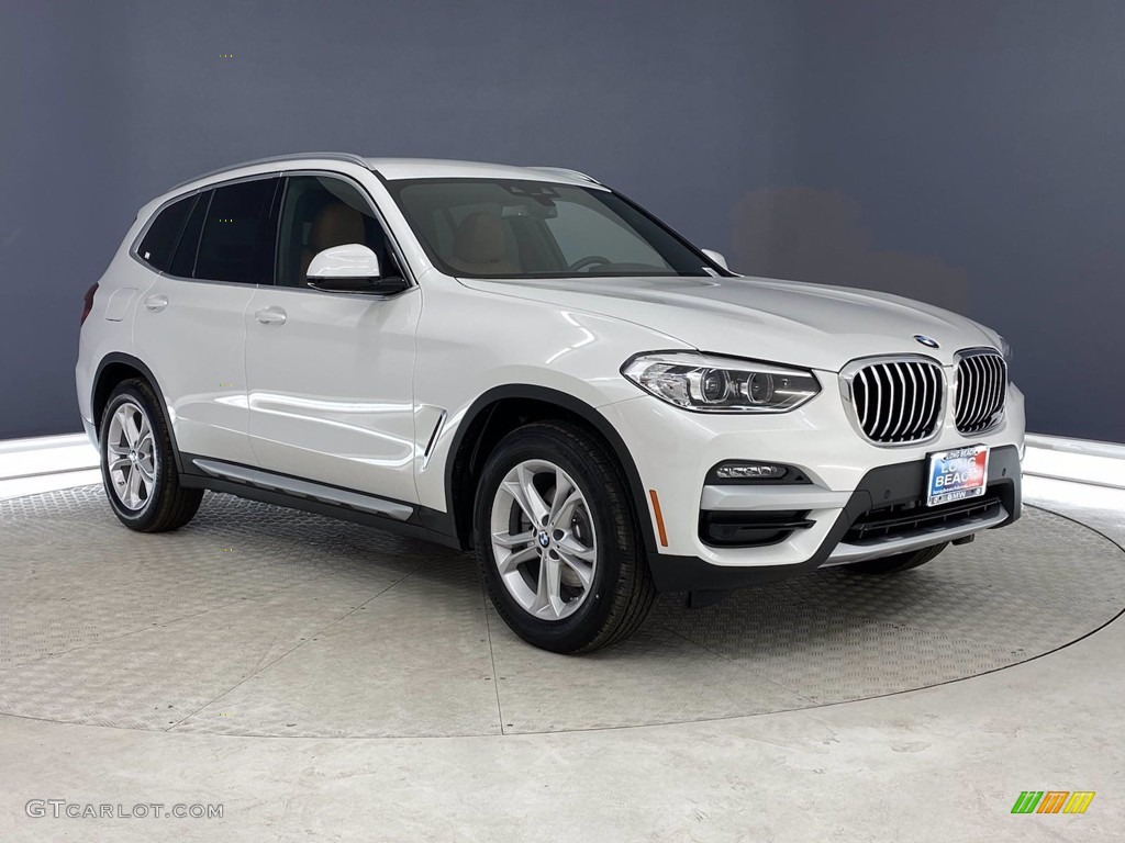 Mineral White Metallic 2021 BMW X3 sDrive30i Exterior Photo #141495638