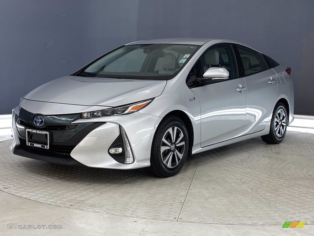 2017 Prius Prime Premium - Classic Silver Metallic / Gray photo #3