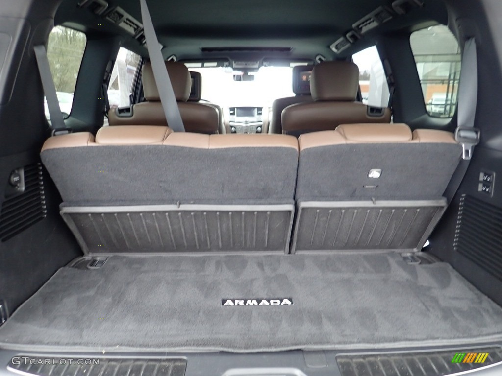 2019 Armada Platinum 4x4 - Super Black / Platinum Black/Brown photo #5