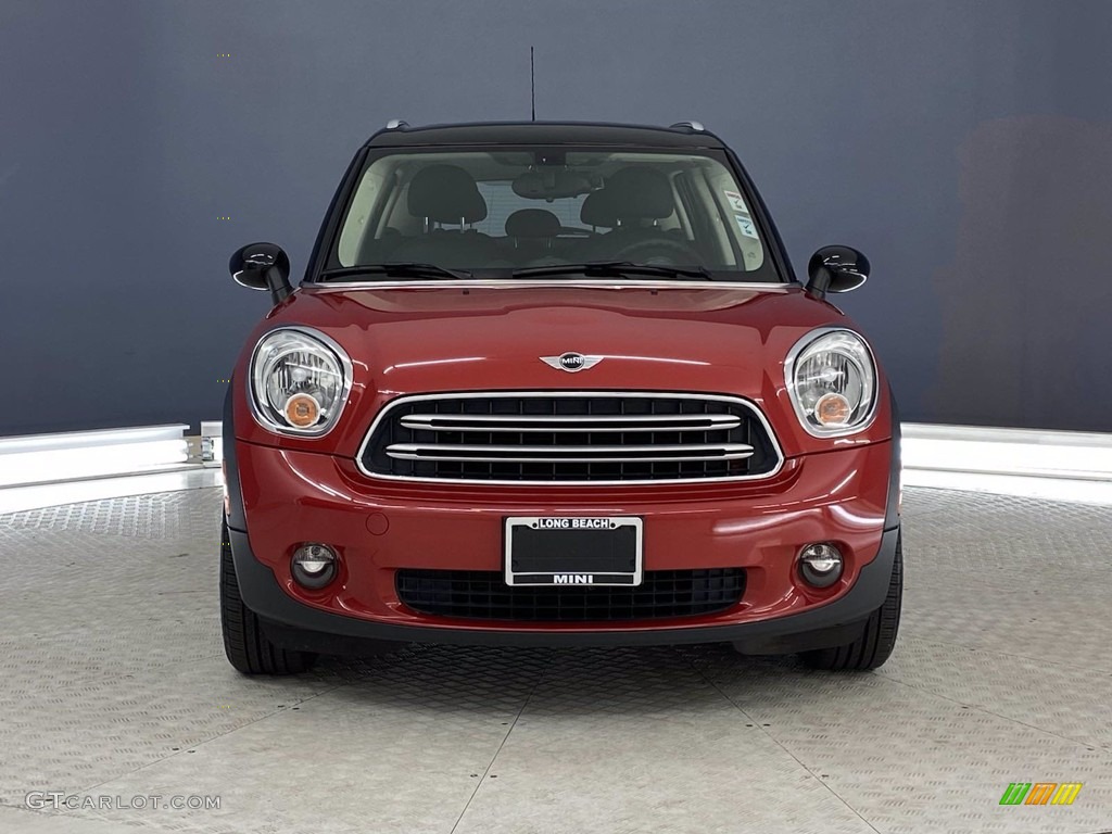 2016 Countryman Cooper - Blazing Red Metallic / Carbon Black photo #2