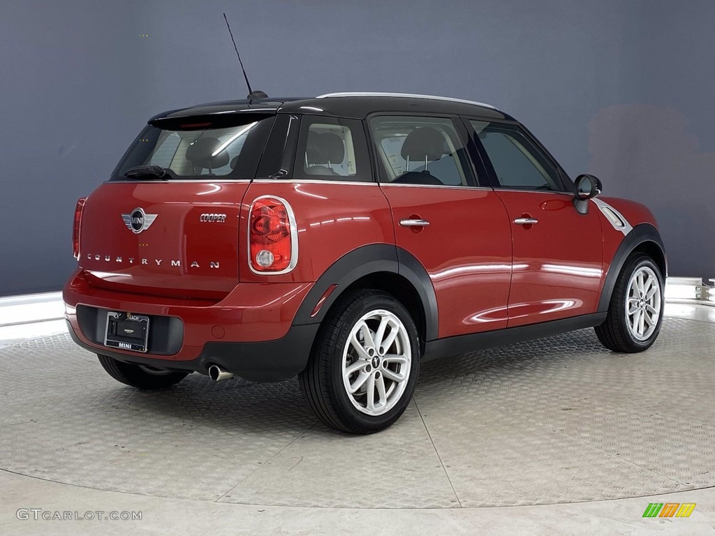 2016 Countryman Cooper - Blazing Red Metallic / Carbon Black photo #5