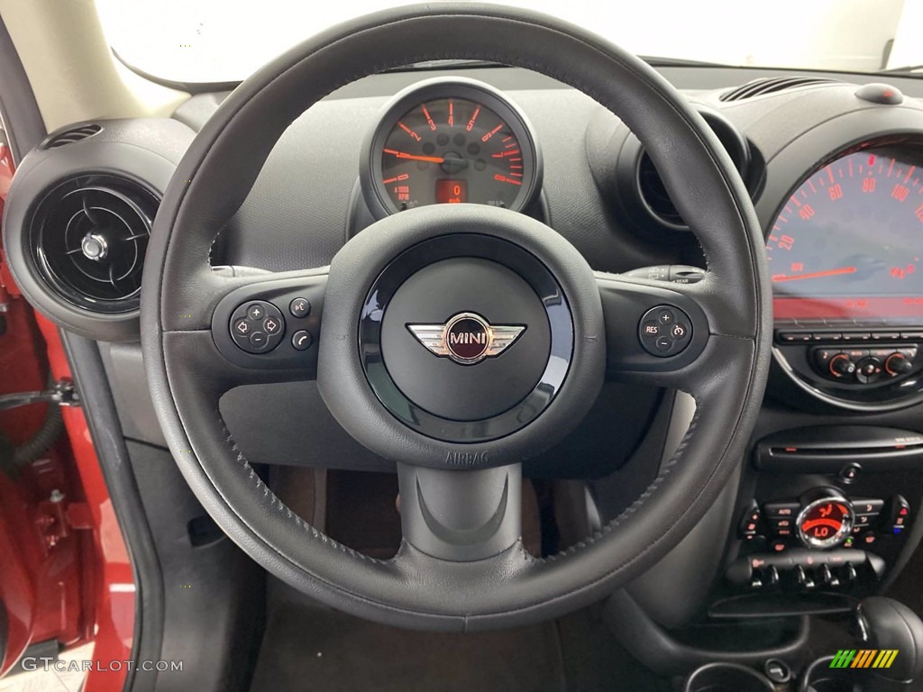 2016 Countryman Cooper - Blazing Red Metallic / Carbon Black photo #18