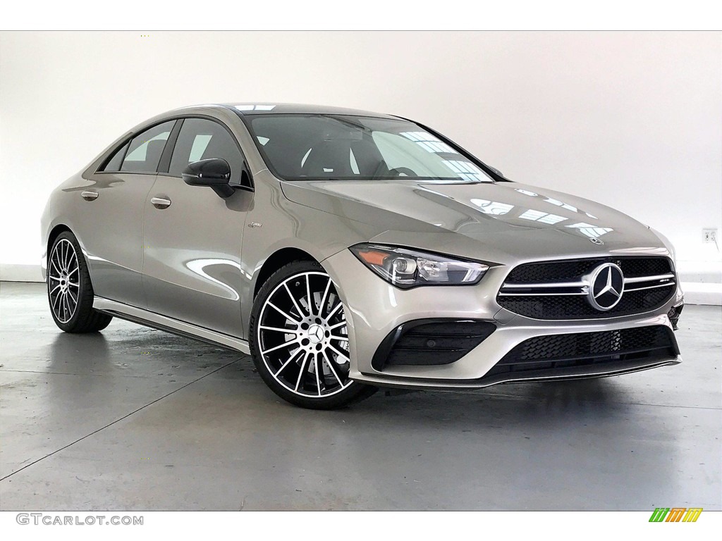 Mojave Silver Metallic 2021 Mercedes-Benz CLA AMG 35 Coupe Exterior Photo #141497509