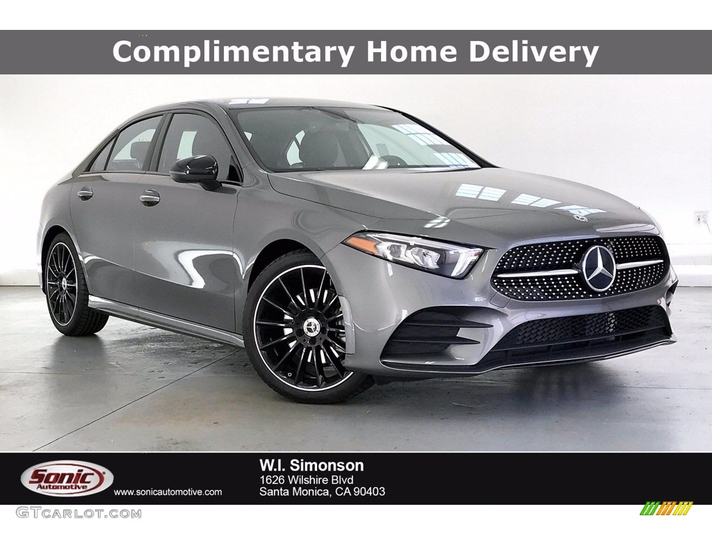 2021 A 220 Sedan - Mountain Grey Metallic / Neva Grey/Black photo #1