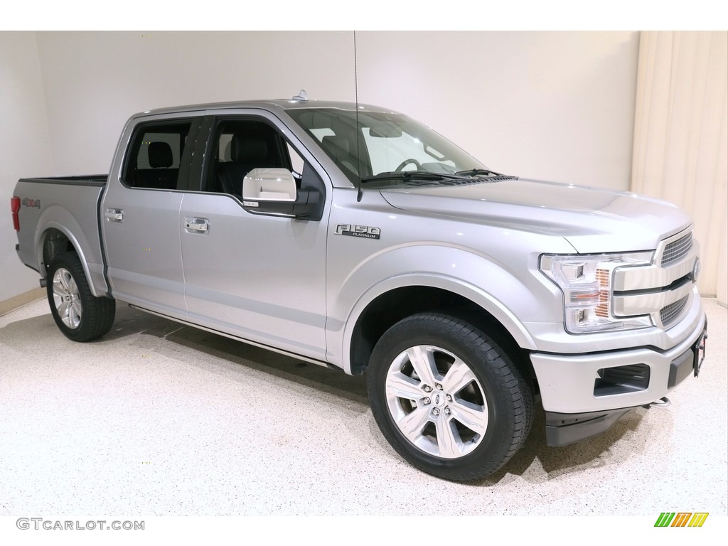 2020 F150 Platinum SuperCrew 4x4 - Iconic Silver / Black photo #1