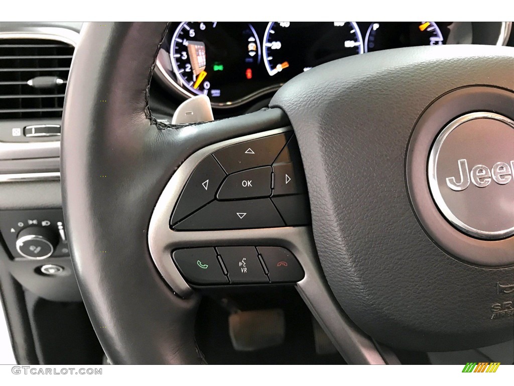 2020 Jeep Grand Cherokee Limited X 4x4 Black Steering Wheel Photo #141498853