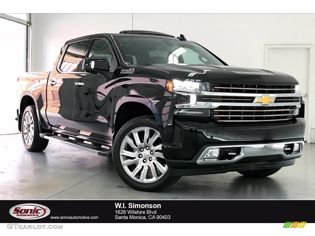 2019 Silverado 1500 High Country Crew Cab 4WD - Black / Jet Black photo #1