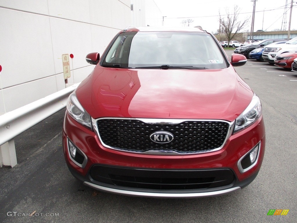 2016 Sorento EX AWD - Remington Red / Satin Black photo #7