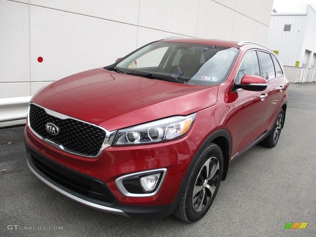 2016 Sorento EX AWD - Remington Red / Satin Black photo #8