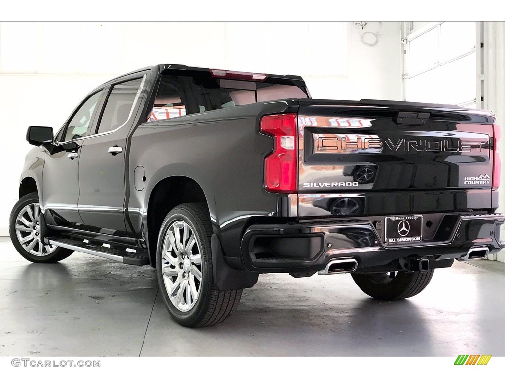 2019 Silverado 1500 High Country Crew Cab 4WD - Black / Jet Black photo #10