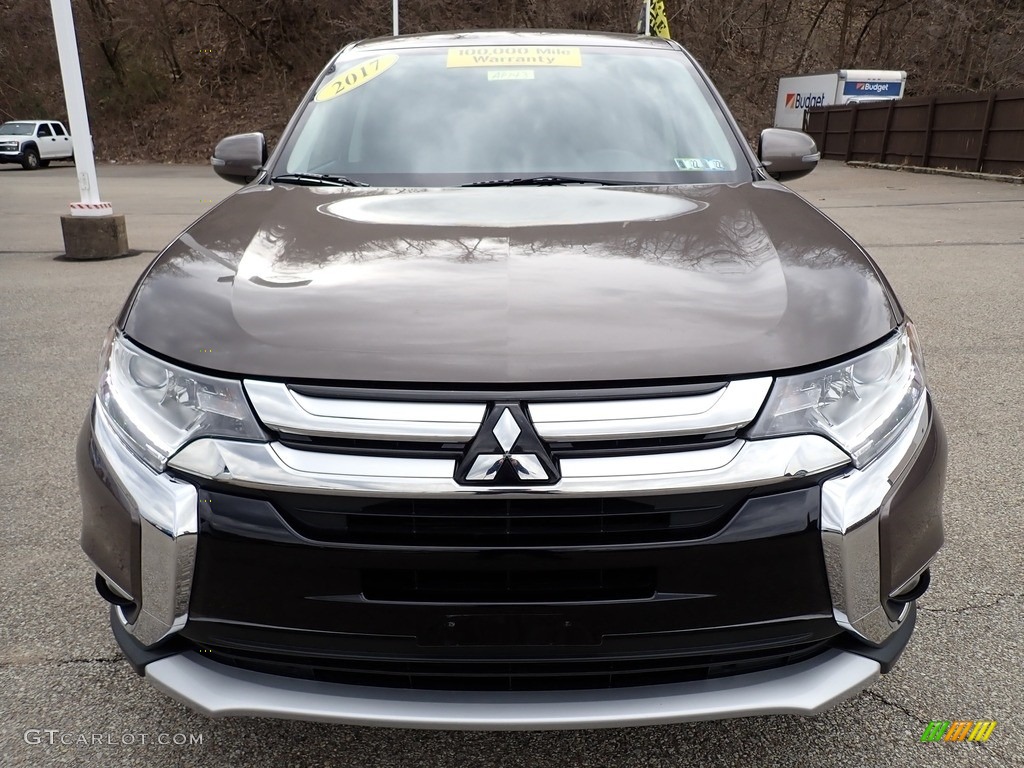 Quartz Brown Metallic 2017 Mitsubishi Outlander SE S-AWC Exterior Photo #141499507