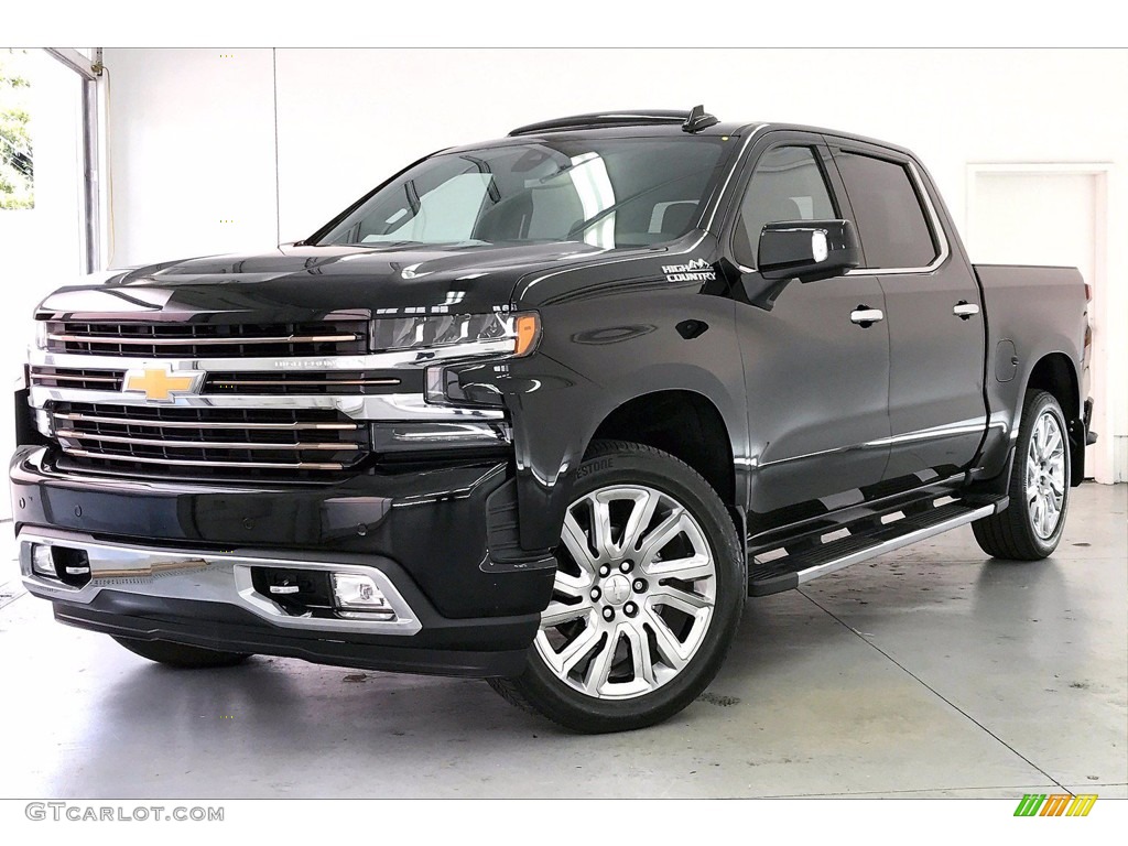 2019 Silverado 1500 High Country Crew Cab 4WD - Black / Jet Black photo #12