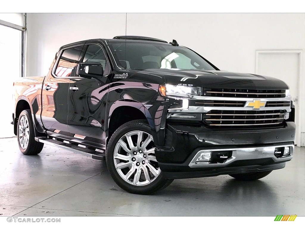 2019 Silverado 1500 High Country Crew Cab 4WD - Black / Jet Black photo #34