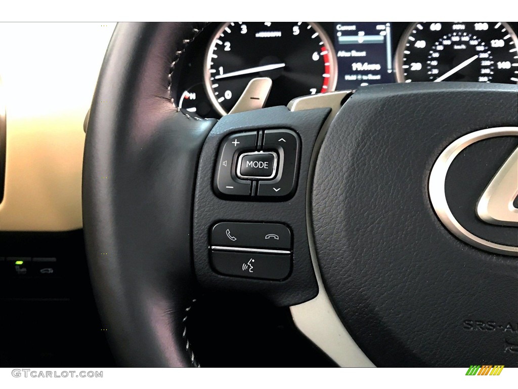 2019 Lexus NX 300 Creme Steering Wheel Photo #141500683