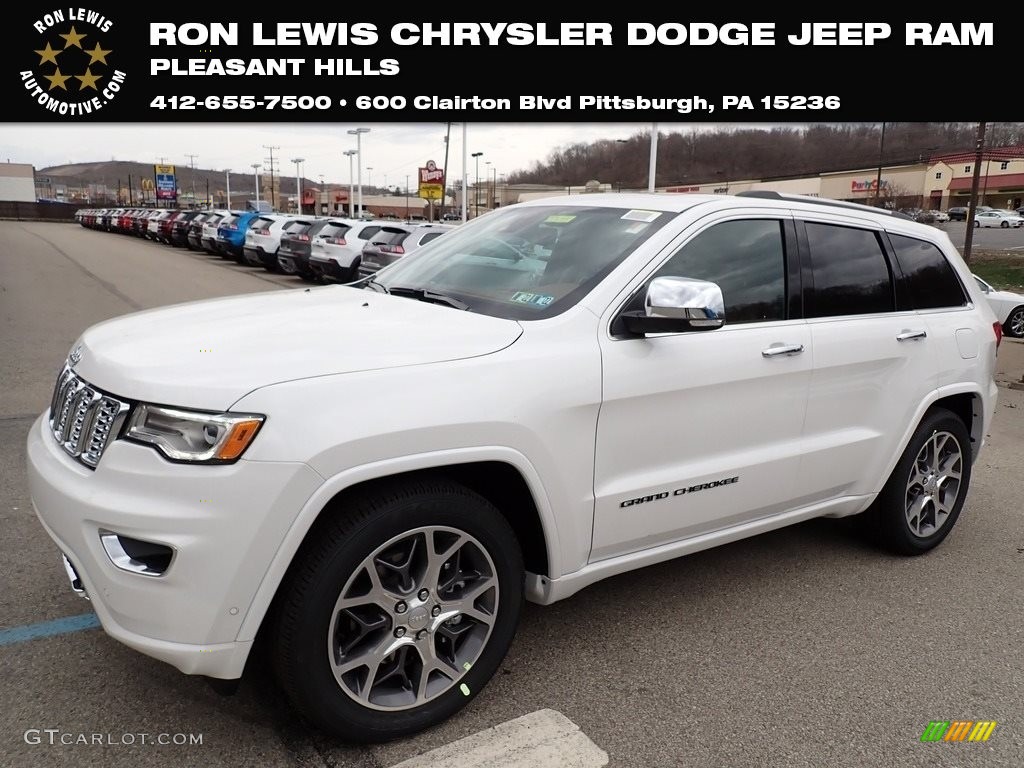 2021 Grand Cherokee Overland 4x4 - Ivory 3-Coat / Dark Sienna Brown/Black photo #1
