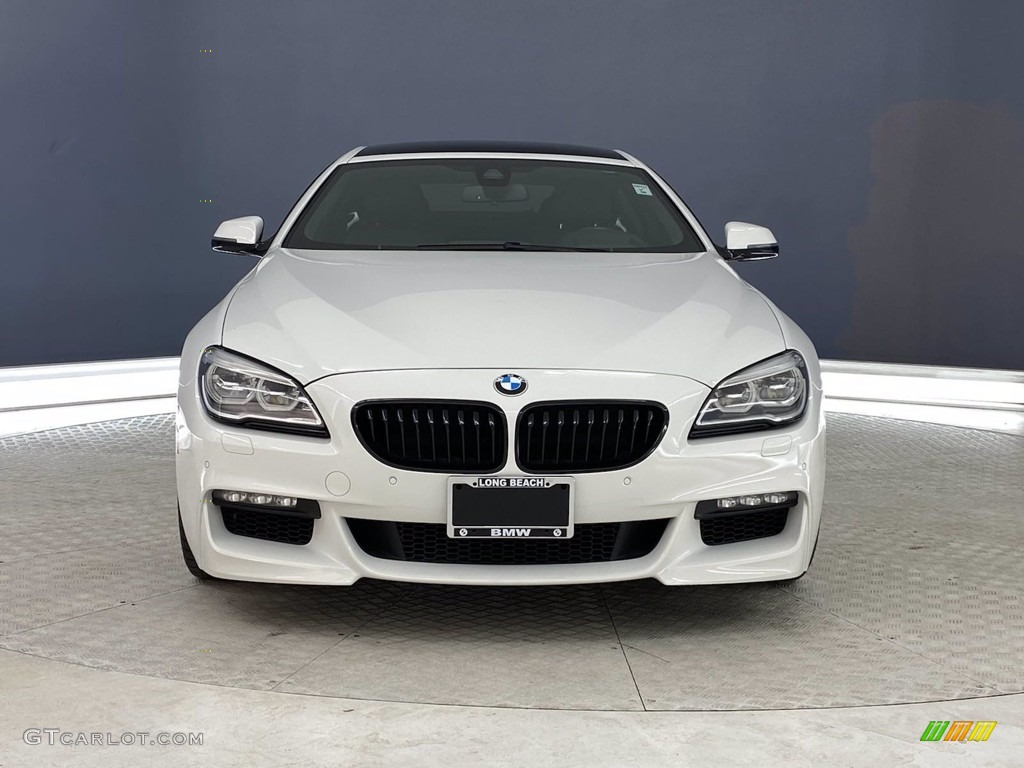 2018 6 Series 640i Gran Coupe - Alpine White / Black photo #2