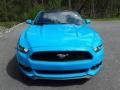 2017 Grabber Blue Ford Mustang EcoBoost Premium Coupe  photo #3