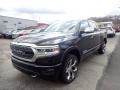 2021 Diamond Black Crystal Pearl Ram 1500 Limited Crew Cab 4x4  photo #1