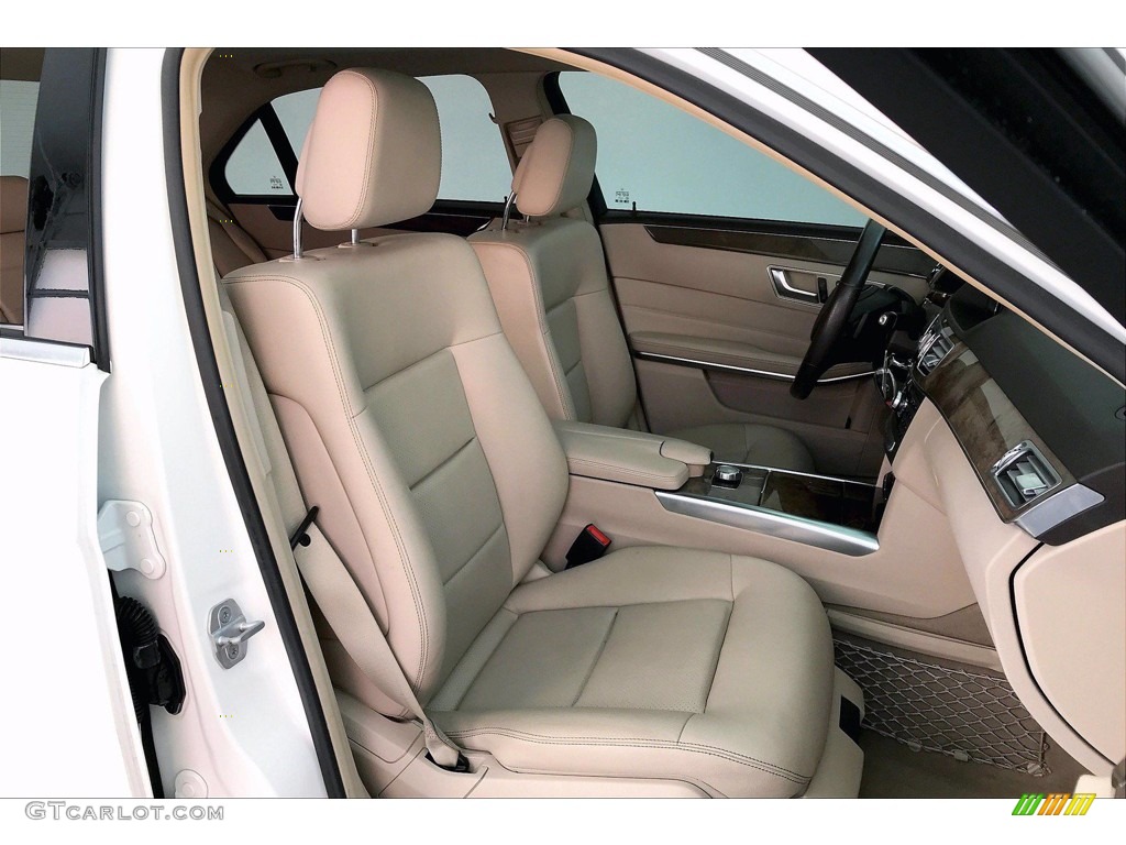 2014 E 350 Sport Sedan - Diamond White Metallic / Silk Beige/Espresso Brown photo #6