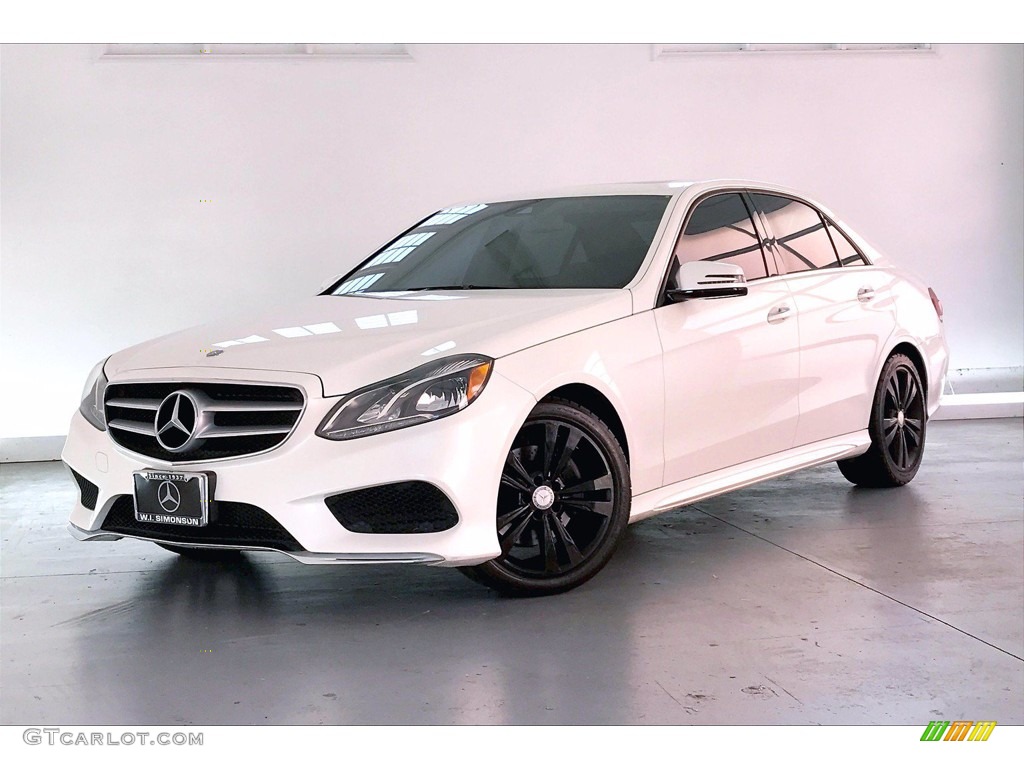 Diamond White Metallic 2014 Mercedes-Benz E 350 Sport Sedan Exterior Photo #141505102
