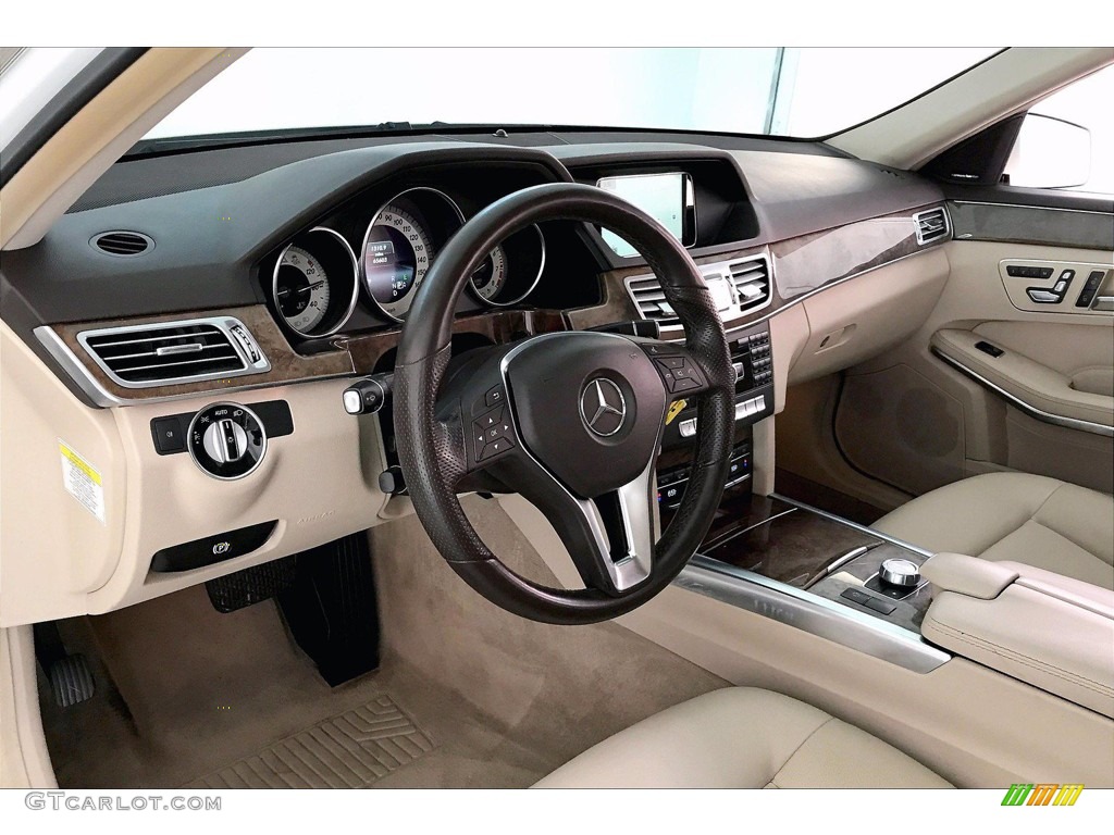 2014 E 350 Sport Sedan - Diamond White Metallic / Silk Beige/Espresso Brown photo #14