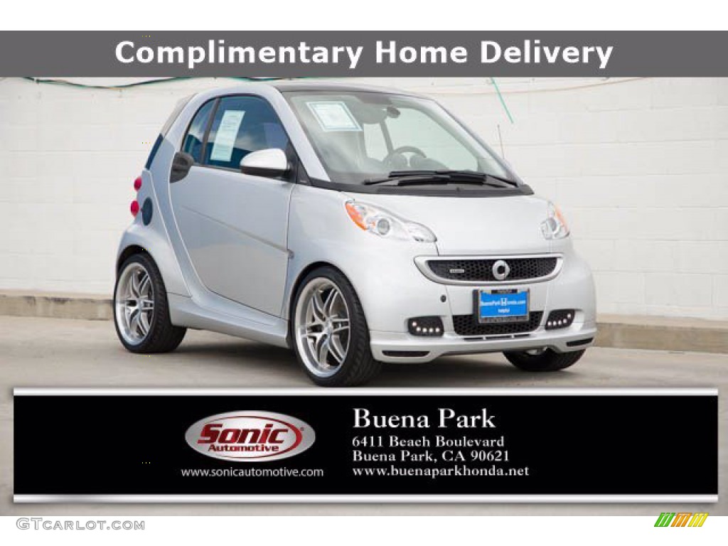 2014 fortwo BRABUS coupe - Silver Metallic / Black photo #1