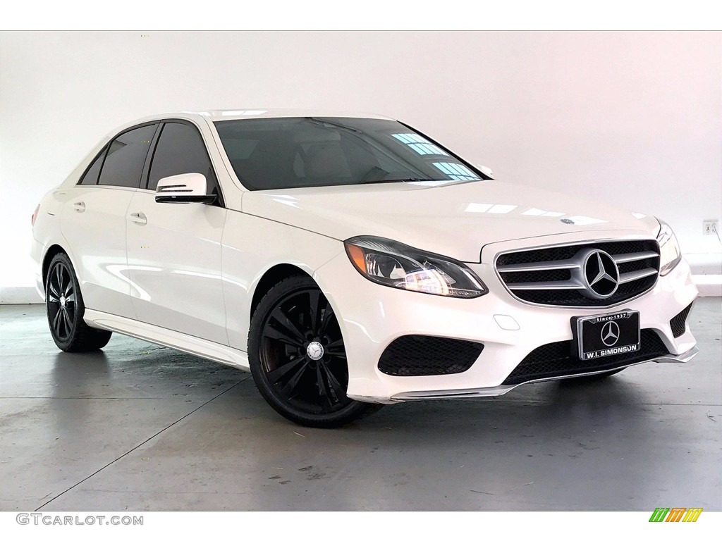 Diamond White Metallic 2014 Mercedes-Benz E 350 Sport Sedan Exterior Photo #141505708
