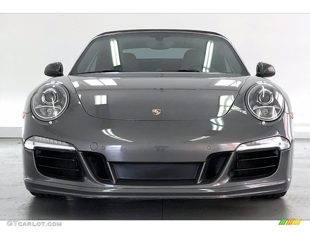 2013 911 Carrera S Cabriolet - Agate Grey Metallic / Black/Platinum Grey photo #2
