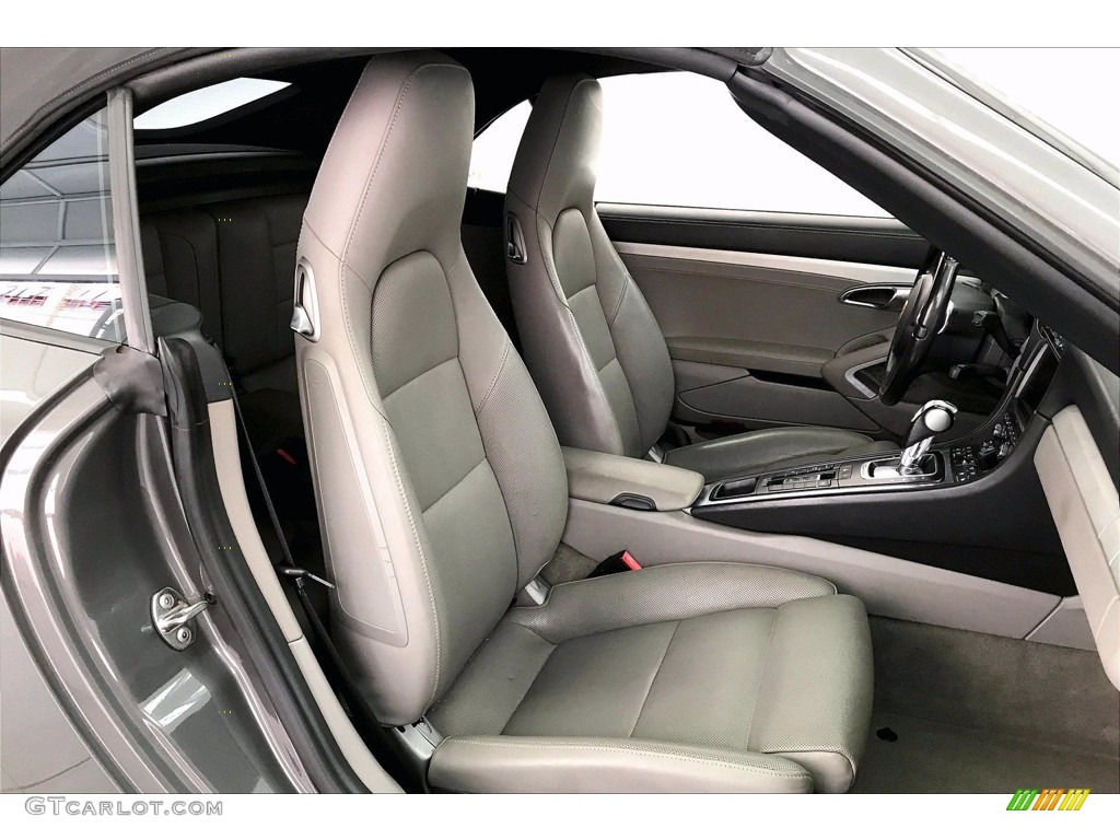 2013 911 Carrera S Cabriolet - Agate Grey Metallic / Black/Platinum Grey photo #6