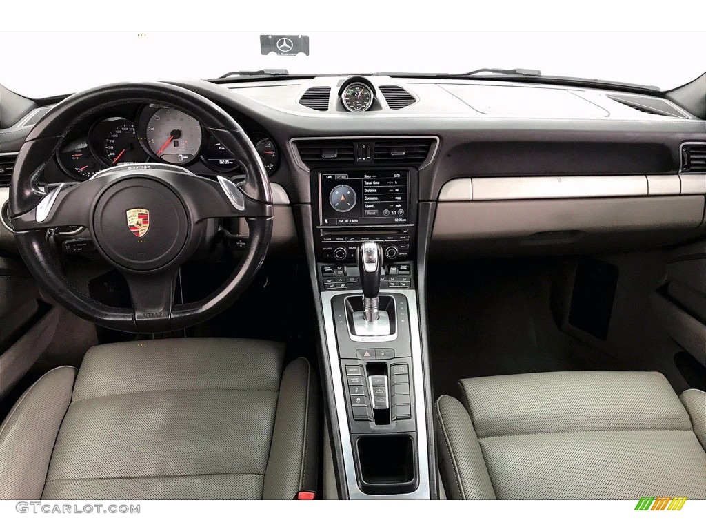 2013 911 Carrera S Cabriolet - Agate Grey Metallic / Black/Platinum Grey photo #15