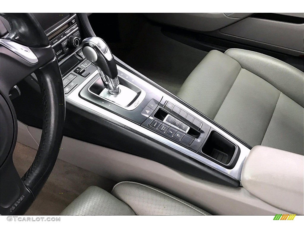 2013 911 Carrera S Cabriolet - Agate Grey Metallic / Black/Platinum Grey photo #17
