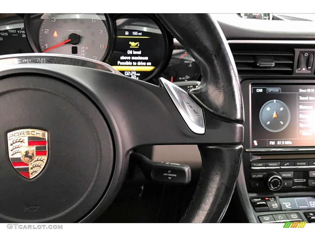 2013 911 Carrera S Cabriolet - Agate Grey Metallic / Black/Platinum Grey photo #22